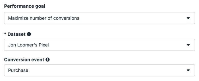 Purchase Conversion Event